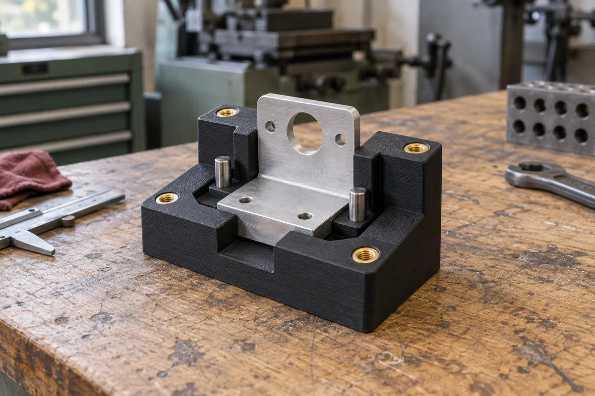 Printed jigs & fixtures — illustrative concept